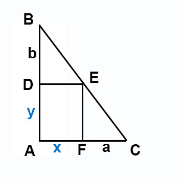 Прямоугольник в треугольнике